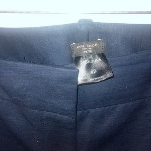 NWOT Ann Taylor Navy Blue Dress Pants sz 4 Petitie
